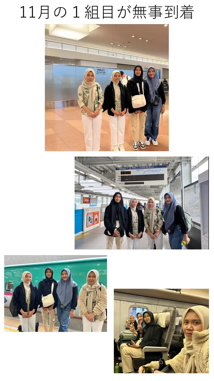 11月の1組目が無事到着