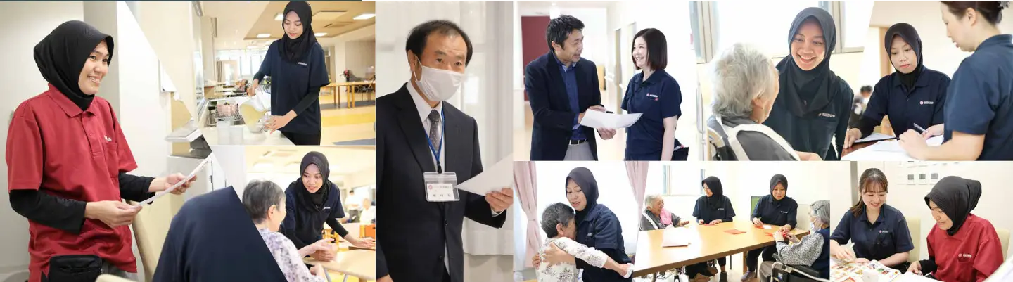 現場で働く外国人介護職員